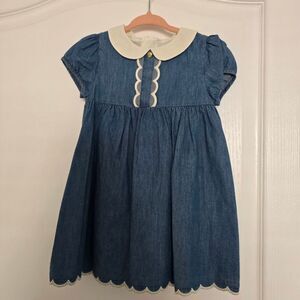 Baby Chloé dress size cotton jeam 18 M